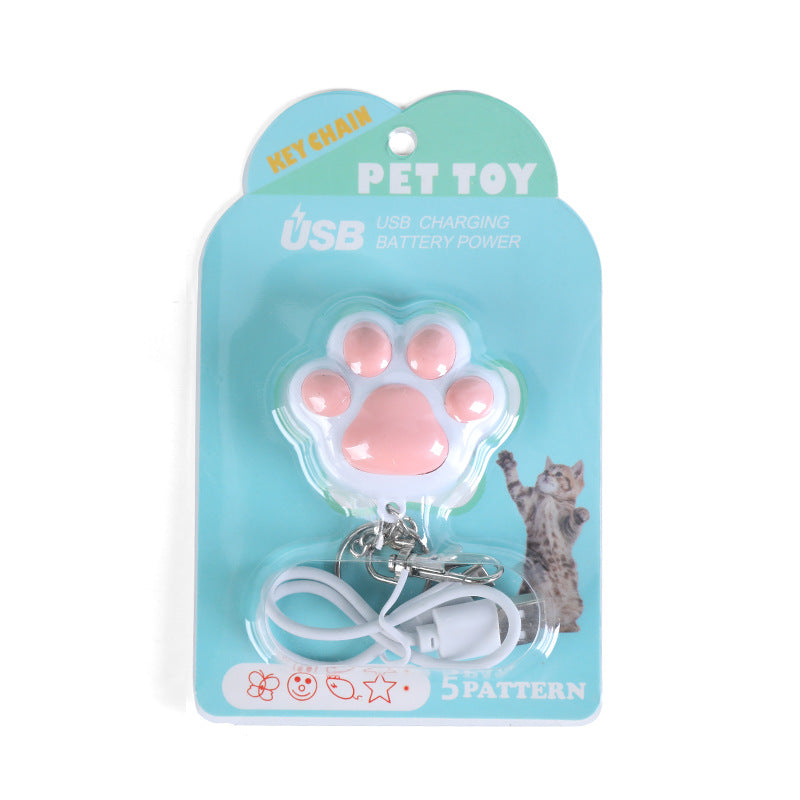 Projection Multi-pattern Infrared Blue Light Cat Interactive Toy USB Funny Cat Pen Pet Supplies